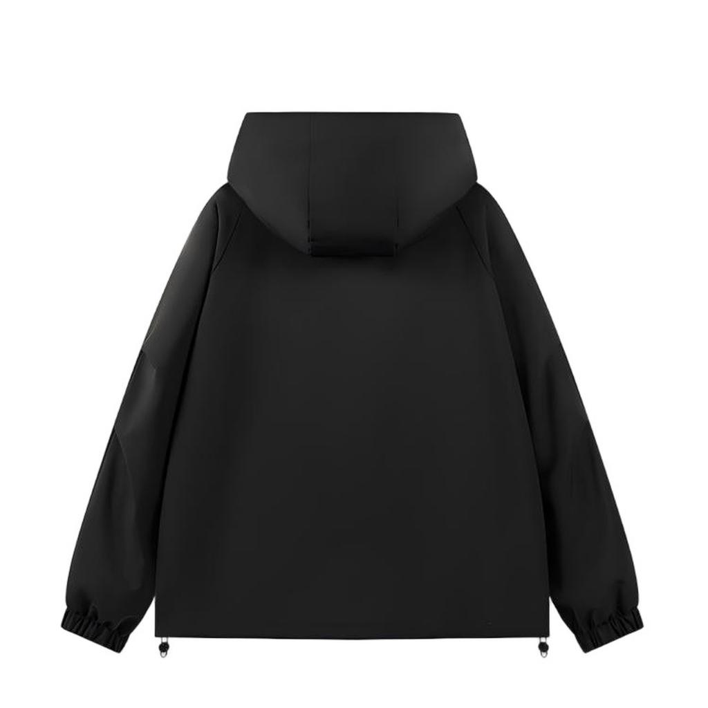 Мужская водонепроницаемая универсальная куртка с капюшоном, свободная повседневная уличная ветровка