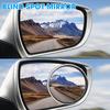 2pcs Suction Cup Car Blind Spot Mirrors 360 Adjustable Small Round Mirror