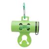 Dog Poop Bag Dispenser Degradable Hands Free Portable Pet Waste Bag Holder with Hook and Metal Key