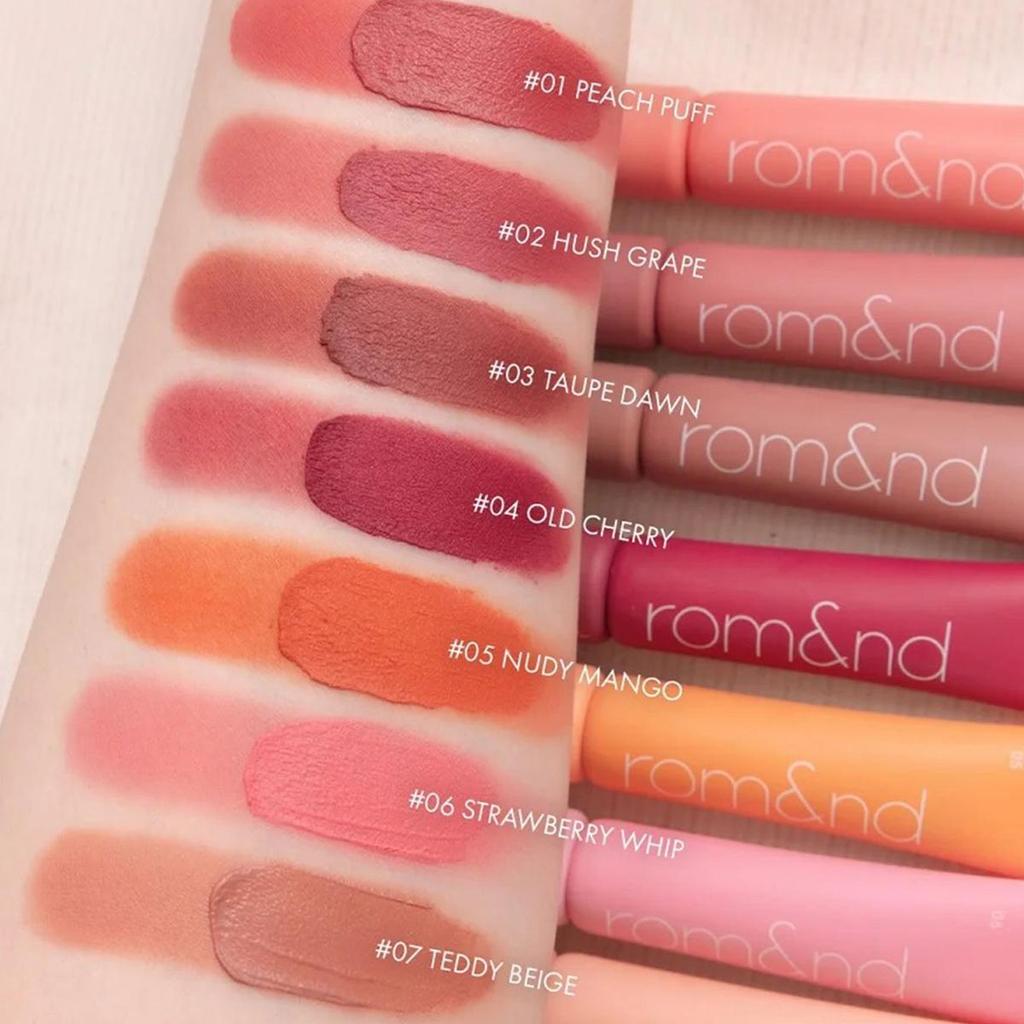 Rom&nd Romand COLOR LIP MATTE 8г/0.28 унц (8 вариантов цвета)