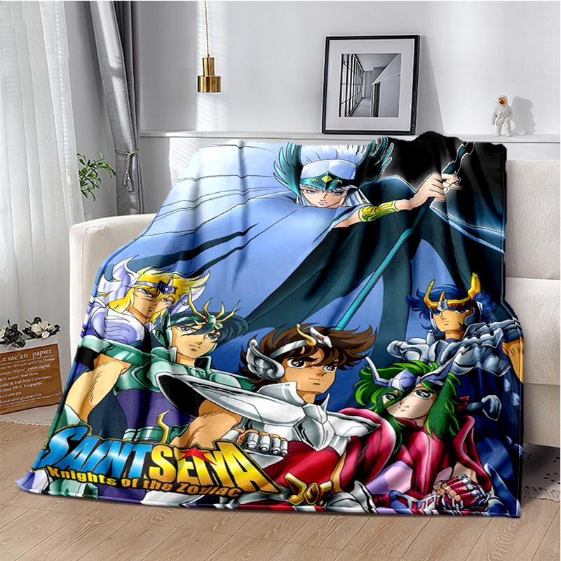 3D Ретро Saint Seiya одеяло с героями мультфильмов, мягкое одеяло для дома, спальни, кровати, дивана, пикника, путешествия, офиса, одеяло, детское одеяло