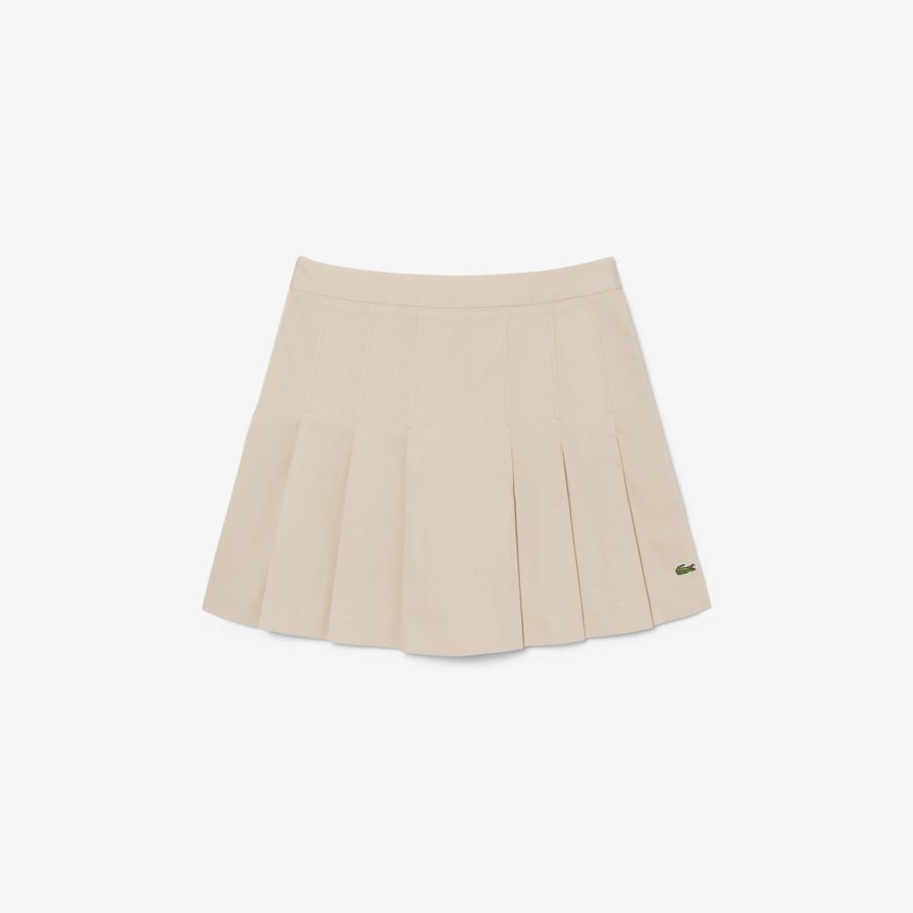 [lacoste] Women's Iconic Pleated Short Skirt JF8001-56GX6F