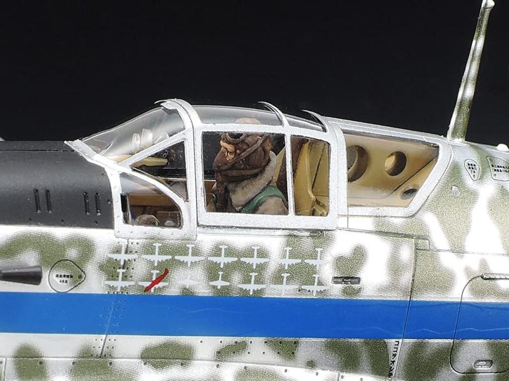 Tamiya Scale Special Project Product Kawasaki Type 3 Fighter Hien I Type Ding Silver Plated Specification with Camouflage Decal Plastic Model 25424