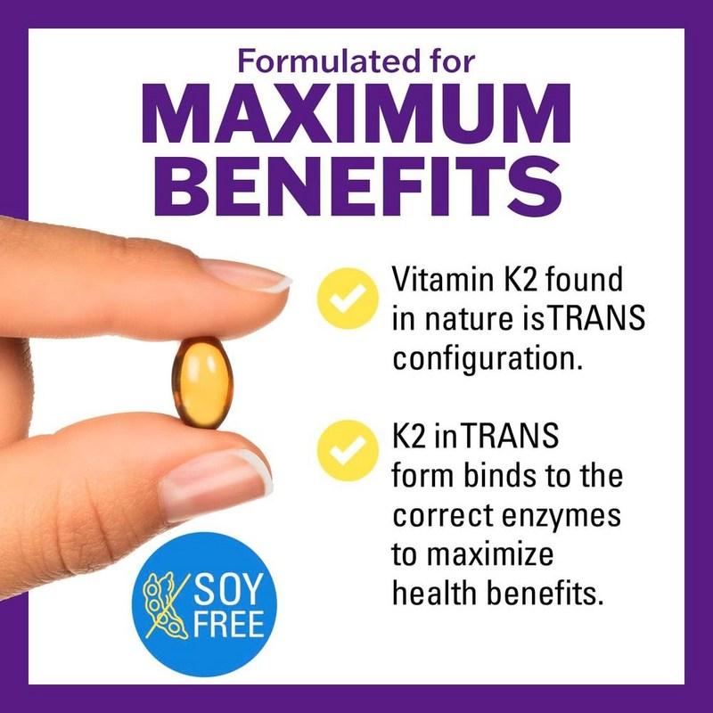 Витамин D3 Витамин K2 менахинон менахинон мк7 60 капсул InnovixLabs