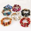 Woman Ethnic Bohemian Shell Glass Beads Multilayer Bracelet Bangle Beach Jewelry