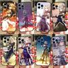 Чехол для телефона Genshin Impact Альбедо Для iPhone 16 15 11 12 13 14 Pro Max Mini X XS XR Plus SE2 Funda Coque Capa Cover