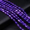 1Strand Natural Freshwater Shell Beads Dyeing Rice Shape Loose Spacer Beads for Jewelry Making DIY Necklace Bracelet Earring Accessories 4x8mm