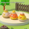 Мультяшная игрушка-нажималка в наличии: Цыпленок, Кролик, Собака Скользящие Животные Машинки для Детей