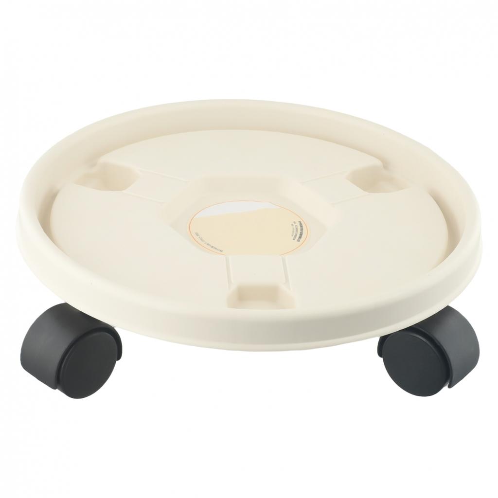 Flowerpot Base Roller Plate Sturdy Support with Degree Rotating Wheels