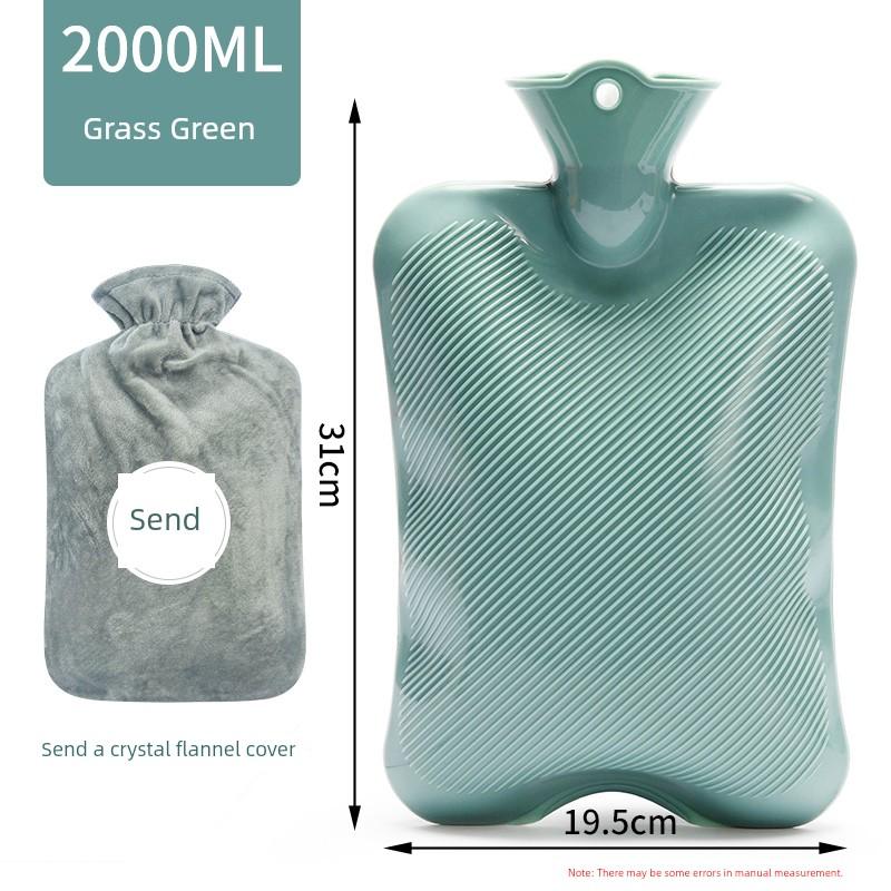 Hot Water Bag Hot-Water Bag Water Injection Irrigation Edible Silicon Explosion-Proof Aunt Hot Compress Special Heating Pad Hot Water Bag