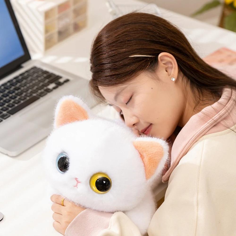 20/40 см Плюшевая игрушка Кошка с большими глазами Плюшевая кукла котенок Питомец Высокое качество Изысканная кошка Мягкая удобная подушка Подарок на день рождения