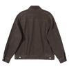 Mens Denim Jacket Streetwear Loose Fit Stand Collar Multi-Zipper Pocket Casual Workwear
