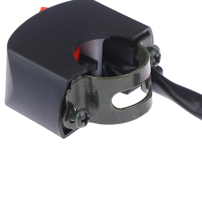 Выключатель света на руле мотоцикла, кнопка включения-выключения, аварийный выключатель аварийного освещения