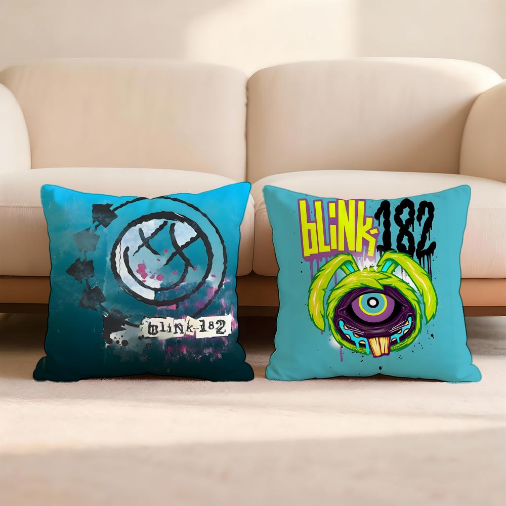 Чехол на подушку с изображением группы B-Blink-182, для дома и автомобиля, многоцелевой чехол для подушки - Двусторонний, Мягкий и прочный для ежедневного использования
