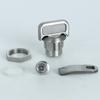 IP65 Stainless Steel Mini Wing Handle Quarter Turn Cam Latch 16x14 Cutout for Equipment Cover and Cabinet Door
