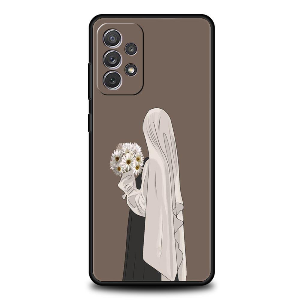 Чехол для телефона Samsung Galaxy A15 A13 A51 A71 A41 A31 A21S A03S A05 A35 A32 A55 A23 A25 A33 A53 A73 5G Мусульманская Арабская Девушка