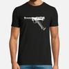 Мужская футболка с коротким рукавом Luger Parabellum, повседневная, 100% хлопок, с круглым вырезом, летняя футболка