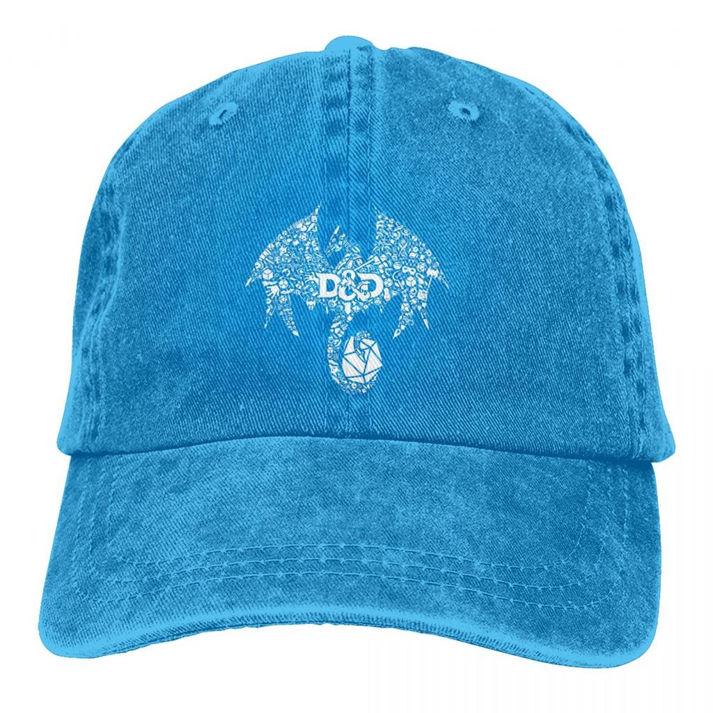 Постиранная унисекс бейсбольная кепка с мозаикой Dragon Trucker Snapback Кепки Папа Шляпа DnD Кепки для игры в гольф
