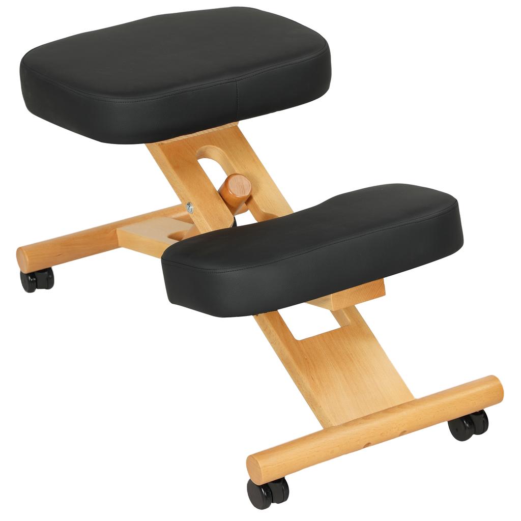 Kneeling Chair Ergonomic Kneeling Stool with Wheels Seat Stool to Improve Neck Pain for Home and Office
