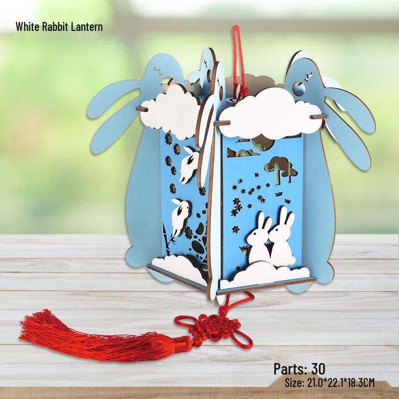 3D Деревянный Пазл Колесо Обозрения - Развивающий DIY Подарок для Детей