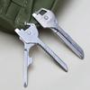 Utili Key Shape Mini Multi Tool Multipurpose Knife Opener Screwdriver Ring Keychain Pocket Survive Edc Gear Utility Pocket Kit
