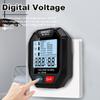 Интеллектуальный тестер розеток Ручной тестер напряжения Инструмент обнаружения утечки RCD ЖК-дисплей с функцией голосового управления