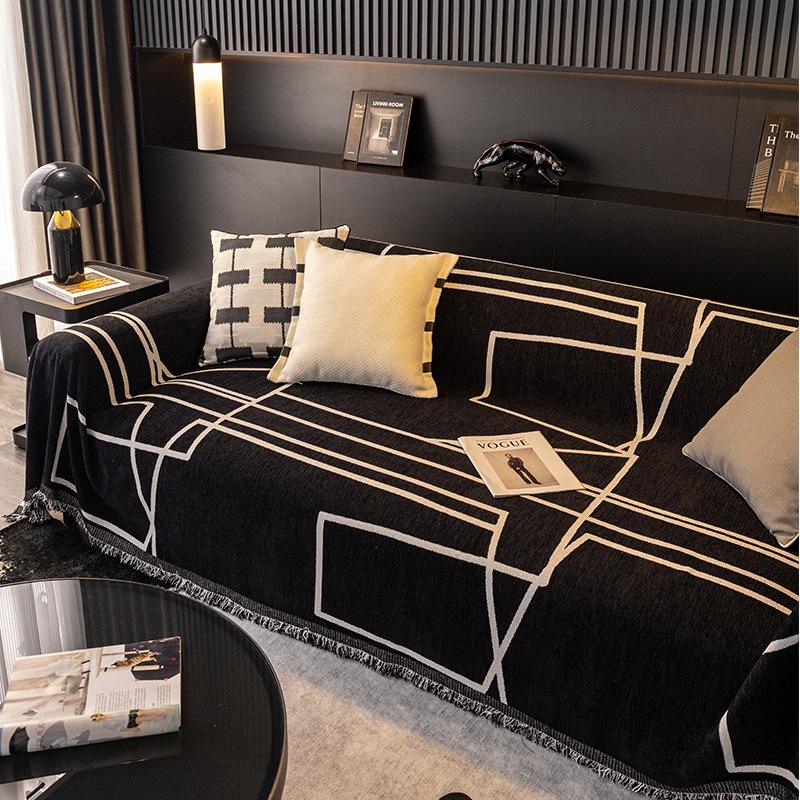 Ткань для чехла на диван из синели, универсальное простое современное полотенце для дивана на четыре сезона, не царапающееся покрывало для дивана, полотенце, чехол для дивана, одеяло