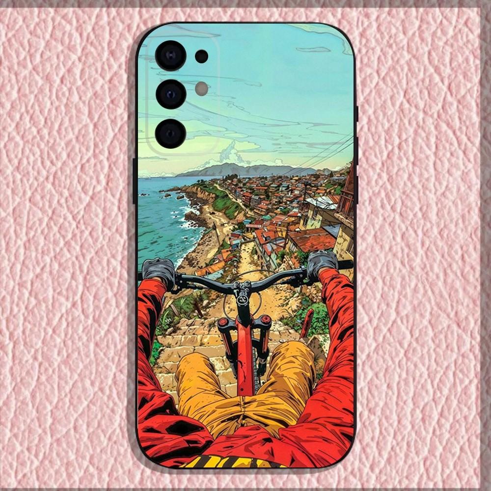 Чехол для телефона с изображением Велосипедной тренировки Tour De France Для Samsung S25, S24, S21, S22, S23, S30, Ultra, S20, Plus, Fe, Lite, Note, 10, 9, 5G Черный Чехол