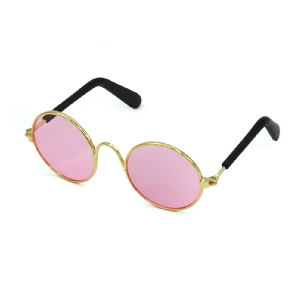 Разноцветные плюшевые очки для кукол Лабубу в круглой оправе, аксессуары для кукол Лабубу, игрушки для кукол