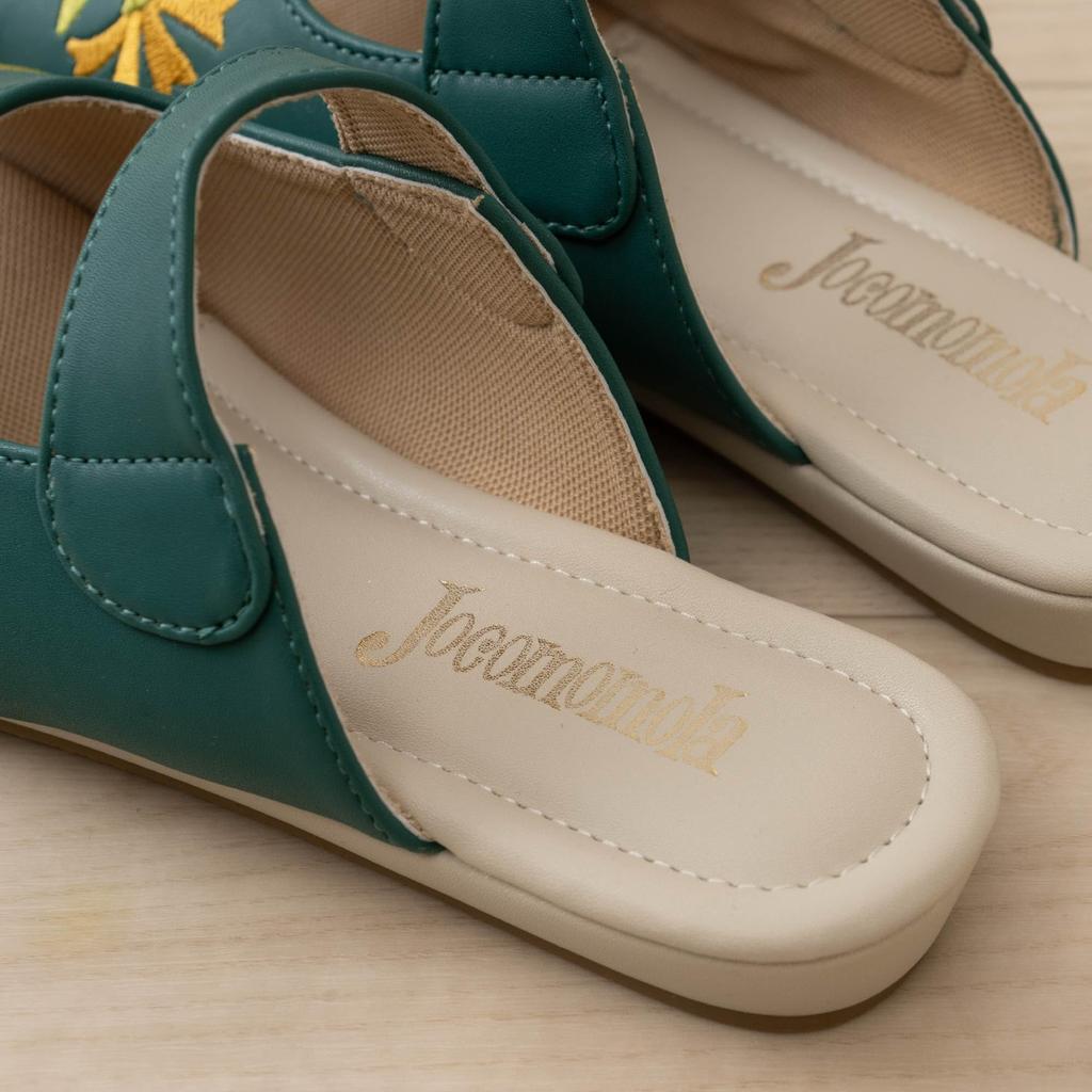 Hokomomola Senko Petalo Outdoor Размер M 47163 Сандалии, (приблизительно. 22,5-23см), Зеленый,