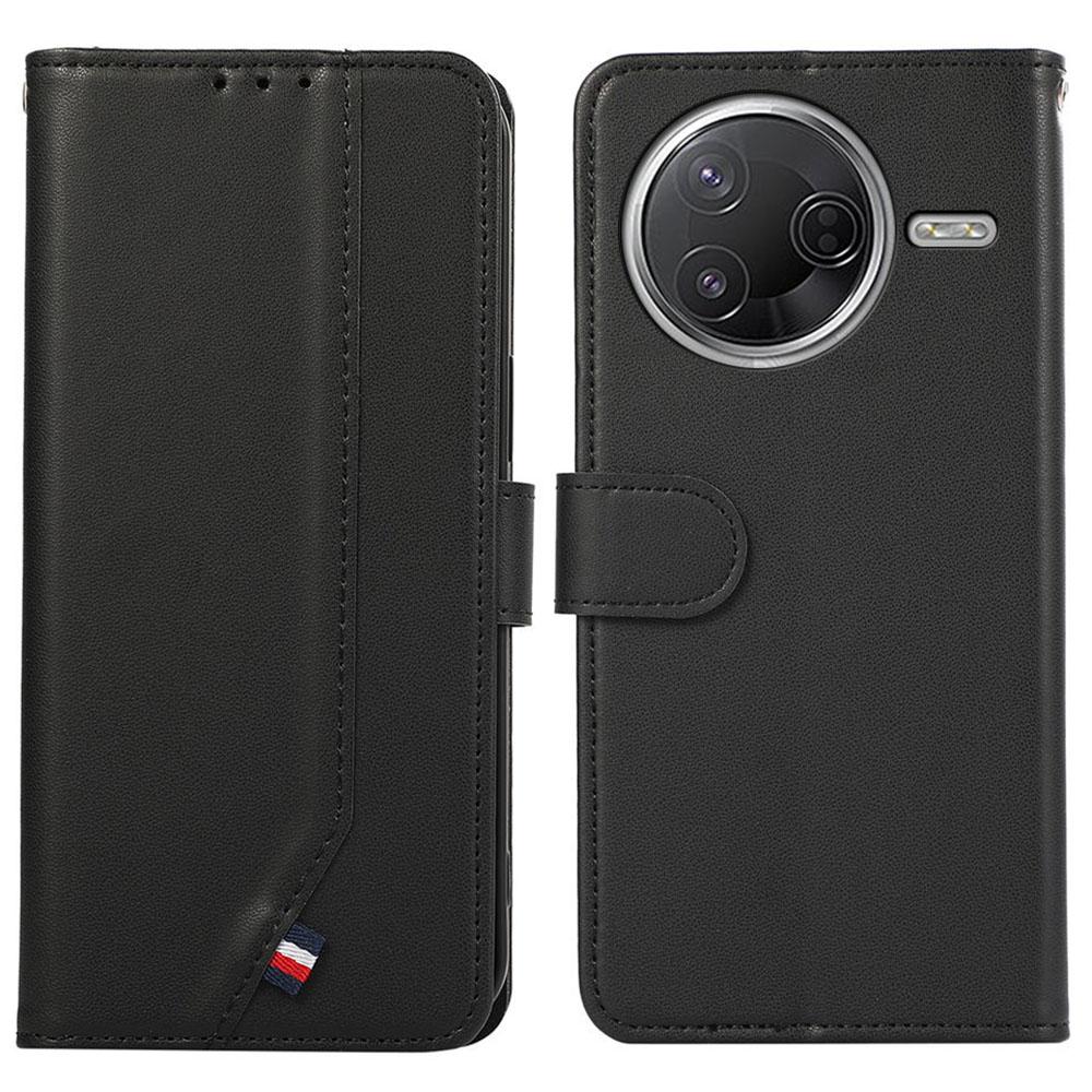 Кожаный чехол для Xiaomi Poco F7 Pro 5G/F7 Ultra 5G/Redmi K80 Pro 5G/K80 5G с RFID-блокировкой, откидная крышка для телефона