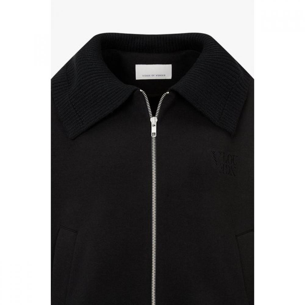 Voice Of Voices Knitted Collar Zip Up Jersey Jumper