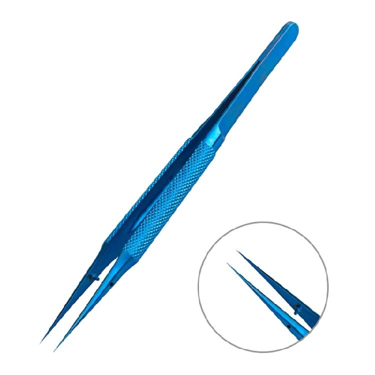 Пинцет из сплава 0,1 мм Прецизионный пинцет для отпечатков пальцев Изогнутый для головки