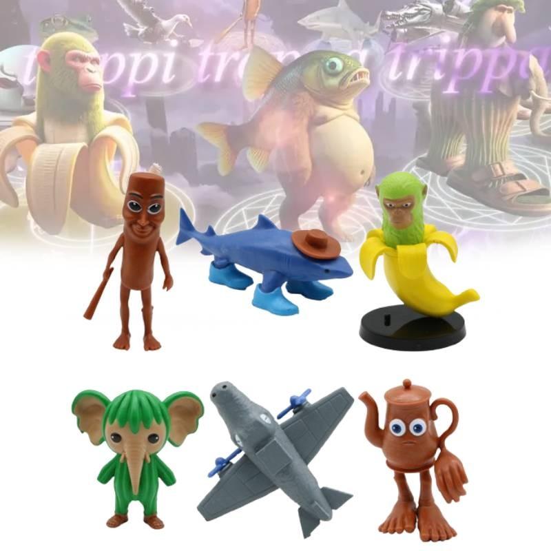 Sahur Tungtungtung Action Figure Cartoon Model Toy Decoration Doll Gift Children