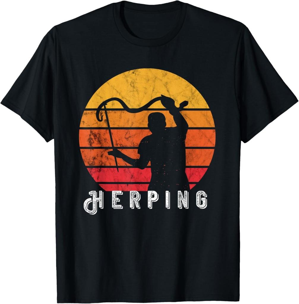 Herpetologist Vintage Retro Herping Field Herping Herper Gift Unisex T-Shirt