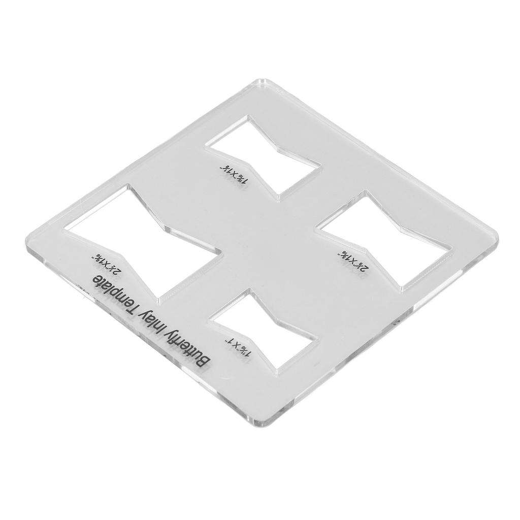 Шаблон для инкрустации бабочкой Акриловый шаблон для фрезера-бабочки для деревообработки Ремонт мебели Усиление