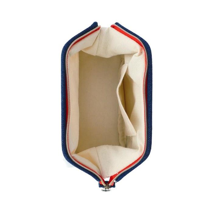 [Sun-Star Stationery] Chiiikawa Pouch with Wire, Hamburger S2333821, 180mm x 110mm x 65mm