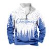Men's Christmas Stand-up Collar Sweatshirt, Hot-selling Outdoor Casual Top With  Collar