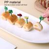8Pcs/12Pcs Fruit Picks Food Grade BPA Free Non-Slip Smooth Edge Adorable Appearance Decorative Plastic Kids
