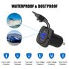 12-24 В 3,1 А водонепроницаемый универсальный USB-адаптер для розетки, зарядное устройство с двумя USB-разъемами для автомобиля, мотоцикла, грузовика, морского судна