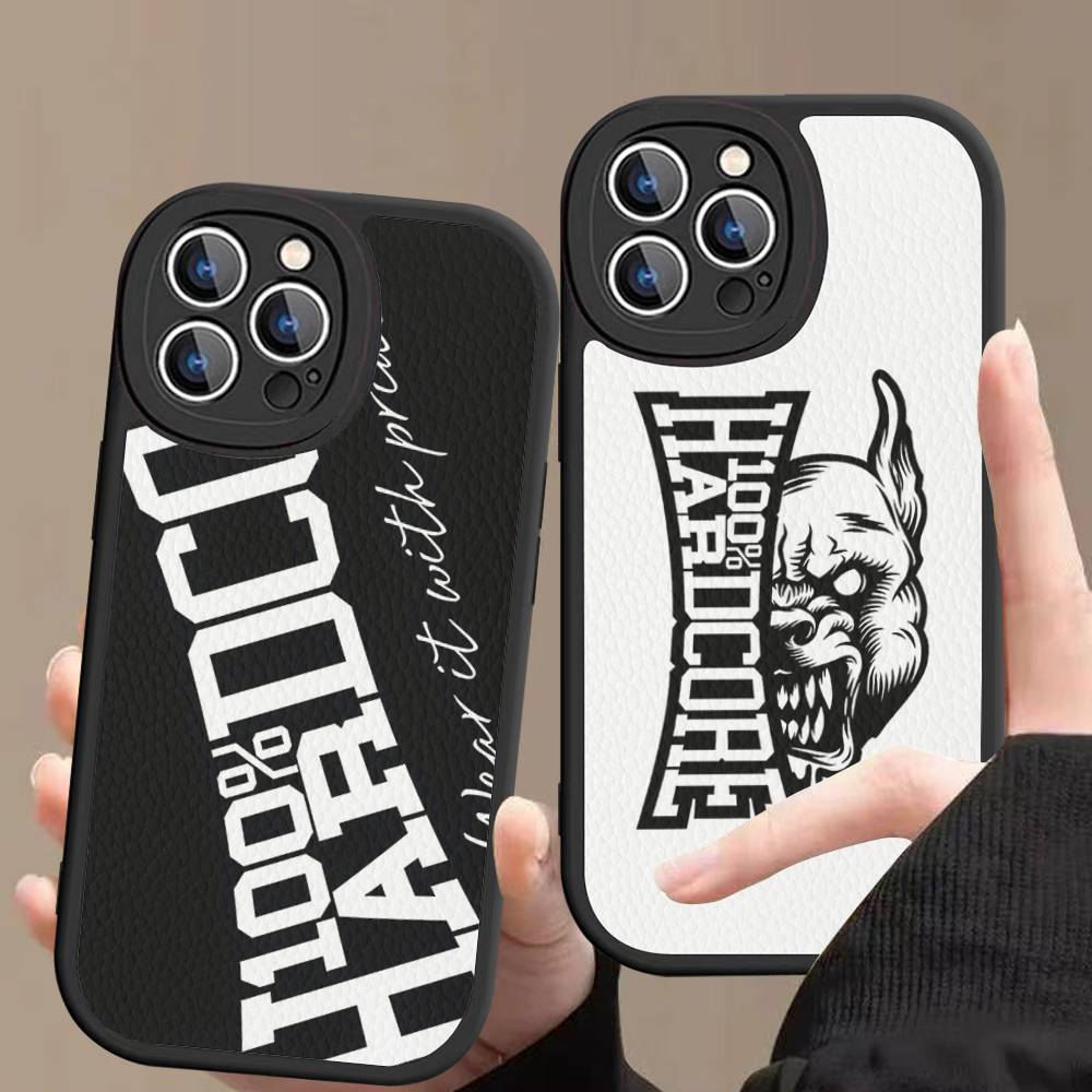 Bone Gabber 100Hardcore Dog Phone Case For IPhone 16 15 14 13 12 11 Pro Max Plus Shockproof Leather Cover