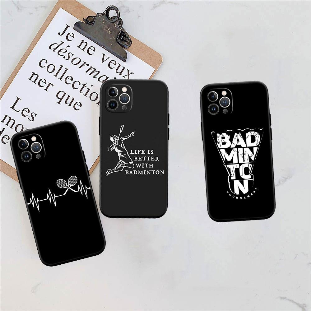 LO13 Badminton Sports Soft Shell Phone Case for Xiaomi Xiaomi Poco M4 M5 M6 M7 X3 X6 X7 F8 Ultra Pro GT NFC