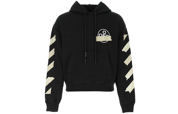 OFF WHITE Толстовка с лентой Diag Arrows OMBB037R20E300021048