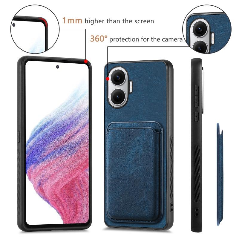 Магнитный кожаный чехол для POCO F7 5G Чехол для Xiaomi POCO F 7 POCOF7 Redmi Turbo 4 Pro Кошелек Magsafe Карман для карт Чехол