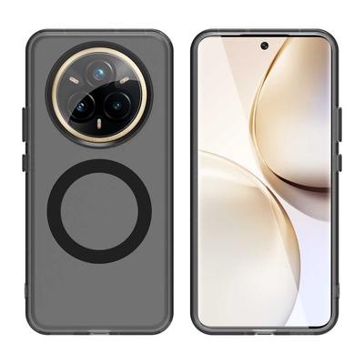 Магнитная Роскошная Беспроводная Зарядка для чехла Magsafe для OPPO Realme 14 Pro Plus Pro+ 5G Матовый Полупрозрачный Конфетный Противоударный Чехол
