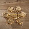 F26C Butter Lamp Holder Pure Copper Candlestick Candle Holder Seven Star Lamp Holder Lotus Buddha Lamp Base