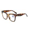 Anti-Blue Light Large Frame Reading Glasses for Women - European & American Style for Middle-Aged & Elderly