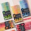 6Colors/Set DIY Album Card Acrylic Painting Brush Art Drawing Color Graffiti Pen Marker Pen