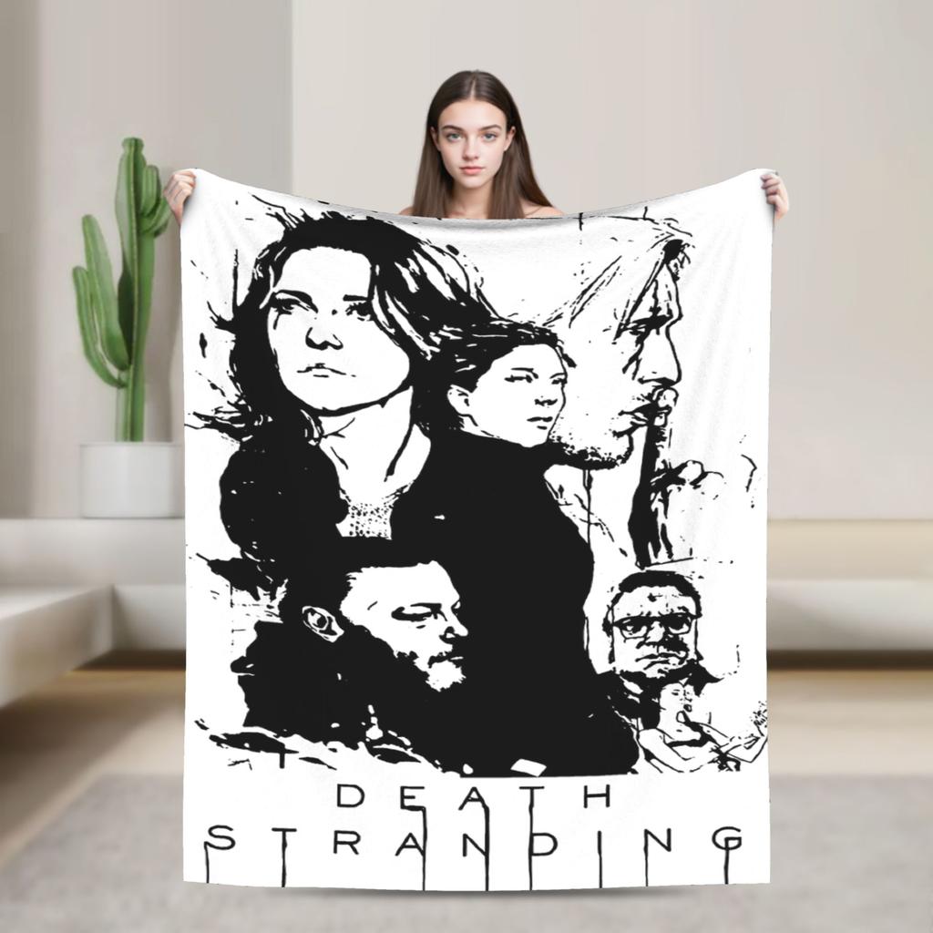 Death Stranding Pristine Cargo Blankets Fleece Funny Warm Throw Blankets for Bed Sofa Decoration