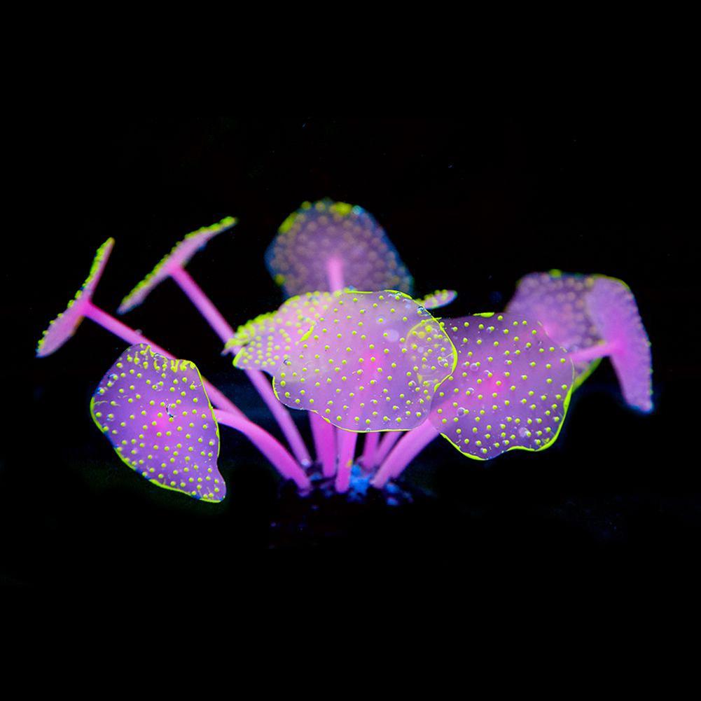 11 Leaf Silicone Artificial Aquatic Plant Fishbowl Ornaments Shape Realistic Colorful Aquarium Underwater Decoration Supplies